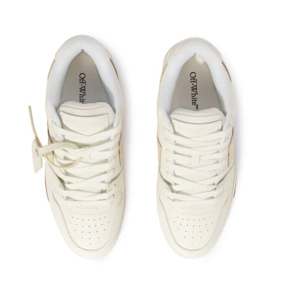 Off-White White/Beige Out of Office Sneaker Size EU 39 US 7.5 - Picture 10 of 10